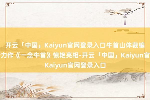开云「中国」Kaiyun官网登录入口牛首山体裁编委会携全新力作《一念牛首》惊艳亮相-开云「中国」Ka