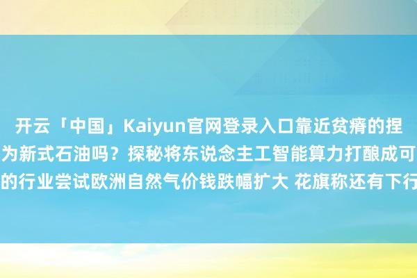 开云「中国」Kaiyun官网登录入口靠近贫瘠的捏股依然卖出抉择　　算力会成为新式石油吗？探秘将东说念主工智能算力打酿成可交游大量商品的行业尝试　　欧洲自然气价钱跌幅扩大 花旗称还有下行空间-开云「中国」Kaiyun官网登录入口